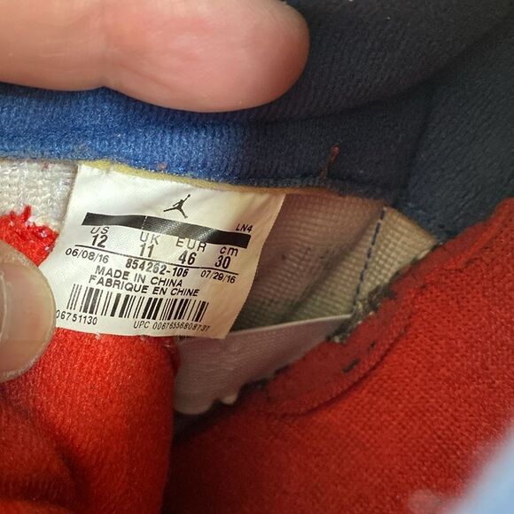 JORDAN 3 Retro OG Mid True Blue Men’s Shoes 2016 # 854263-106 Size 12 - Picture 10 of 10